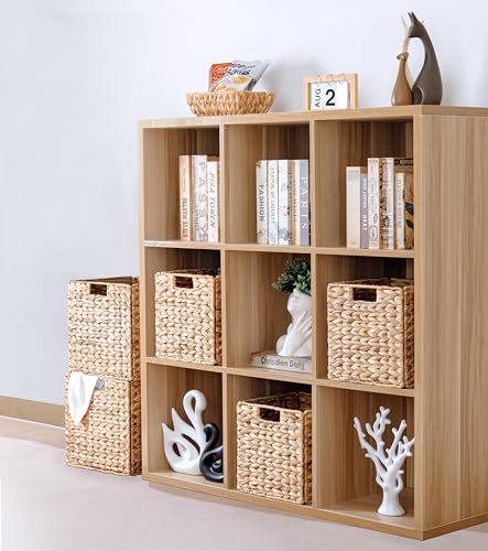 Water Hyacinth Storage Baskets for Cube Storage, Set of 3 F86967