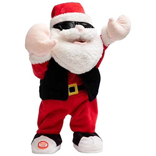 Animated Christmas Snowman Plush with LED Lights, Musical Toy for Kids, 13 Inch J154