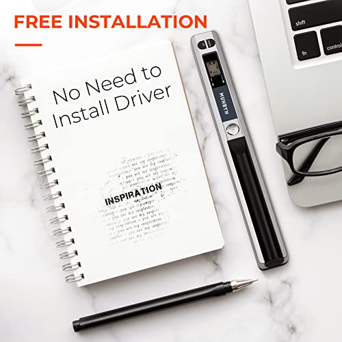 Portable Scanner for A4 Documents Photos, 900 DPI, Flat Scanning, Includes 16G SD Card I7693