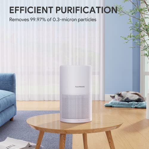 H13 True HEPA Air Purifier for Bedroom, Quiet with Night Light V933