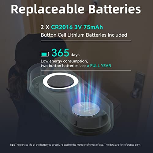Wireless Doorbell, Waterproof, 1000ft Range, 2 Buttons & 2 Receivers Y887696