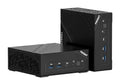 AM02 Mini PC, Intel N100 Mini PC(4C/4T,3.4GHz), 16GB LPDDR5 512GB M.2 SSD, Windows 11 Desktop Computer 4K Dual HDMI Display/USB3.2/WiFi 6/BT5.2/RJ45 1000M