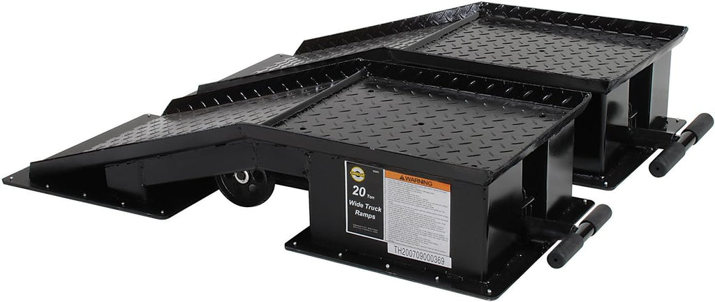 Black Wide Truck Ramp - 20 Ton Capacity I417