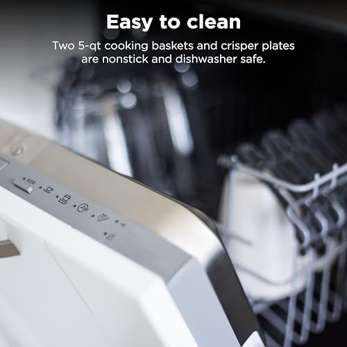 10QT 6-in-1 DualZone Air Fryer with 2 Independent Baskets B40403
