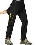 Mens Hiking Stretch Pants Convertible Quick Dry Lightweight Zip Off Outdoor Travel Safari Pants