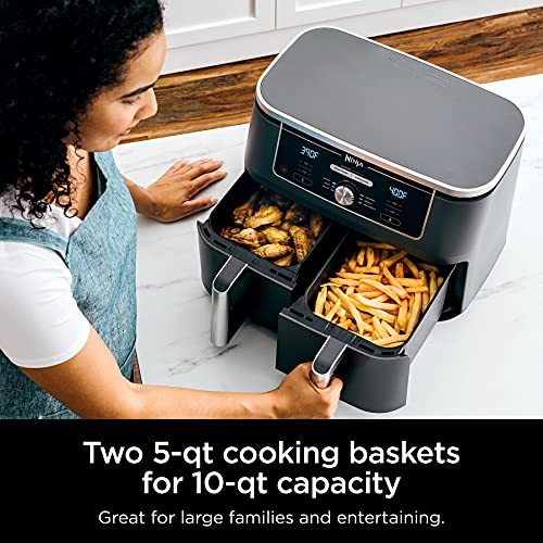 10QT 6-in-1 DualZone Air Fryer with 2 Independent Baskets B40403