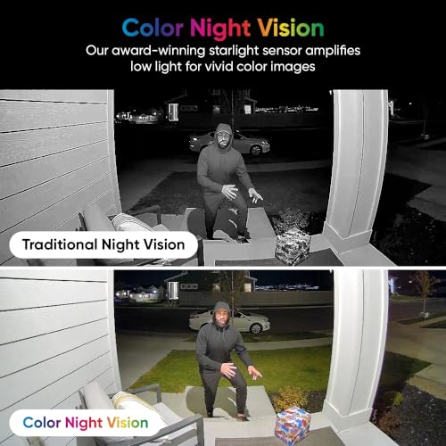 Video Doorbell v2, 2K Video, Two-Way Audio, Weatherproof S925