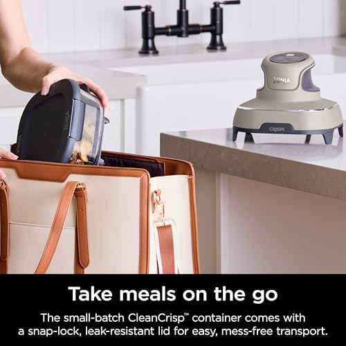 Air Fryer with Glass Containers, 4 QT & 6 Cup, Dishwasher Safe Z1664