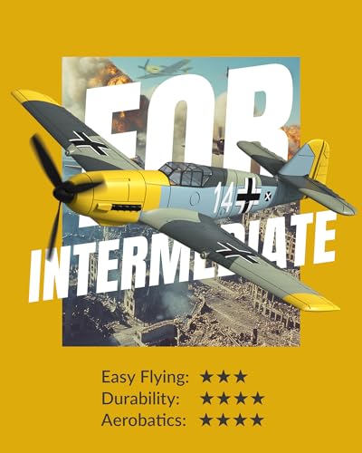 RC Plane 3 Channel Remote Control Airplane Fighter Toy, 2.4GHz 6-axis Gyro, Easy to Fly for Adults Kids Beginners B2466