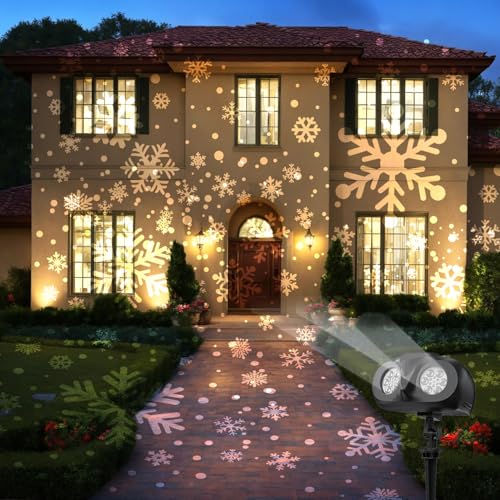Laser Christmas Projector Lights Outdoor with Remote, Waterproof D5764