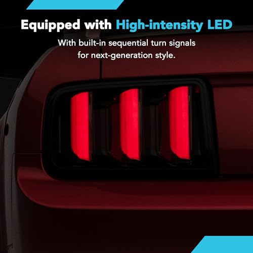 Smoked Lens Tail Lights for 05-09 Mustang H482664