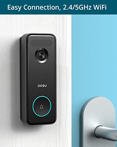 Wireless Video Doorbell with HD Camera, WiFi, Battery or Wired Powered S190140