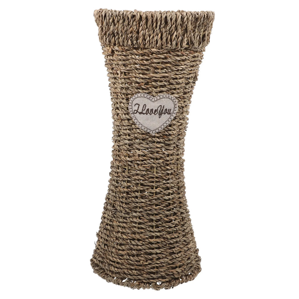 Woven Seagrass Vase Flower Basket I842