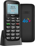 4G-LTE Unlocked Cell Phones for Seniors, Big Button Cell Phones for Elderly, Basic Feature Mobile Phone with SOS Button,Type-C with Charging Dock,Large Capacity Battery,Dual-SIM