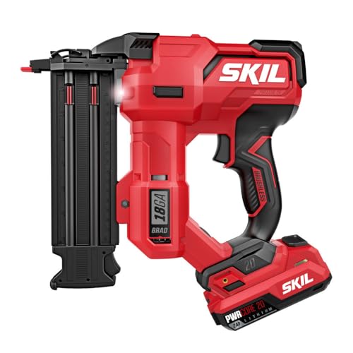 18V 18Ga Cordless Brad Nailer Kit with Battery and Charger R496