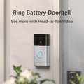 Battery Doorbell with Head-to-Toe Video, Two-Way Talk and Motion Alerts U183