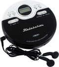 Studebaker SB3703BWA Retro Joggable Personal CD Player with FM Radio - Black/White
