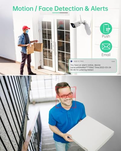 Wireless Security Camera System 8CH NVR 3TB Hard Drive Night Vision Motion Detection App Indoor Outdoor L595