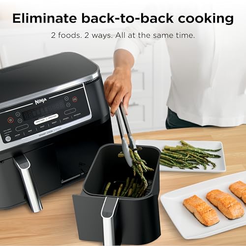 10QT 6-in-1 DualZone Air Fryer with 2 Independent Baskets B40403