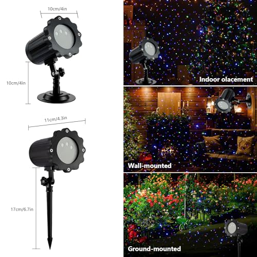 Christmas Laser Lights Projector with Star Show for Indoor Outdoor Decor E487