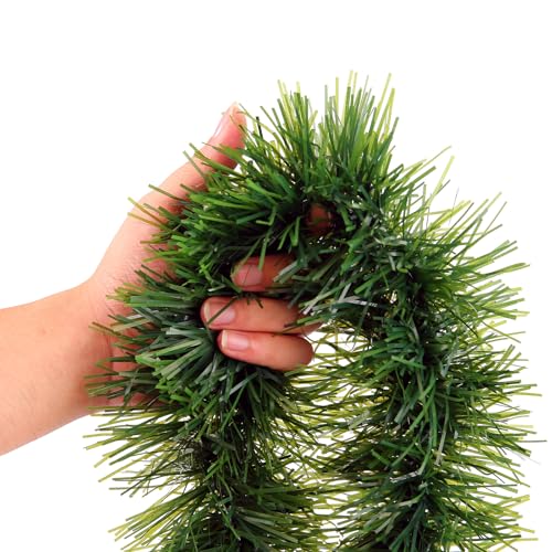 50ft Christmas Garland Greenery Tinsel for Tree Stairs Railing Decor A66109