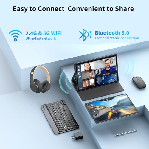 10 inch Android Tablet with Keyboard, 12GB RAM, 128GB Storage A209