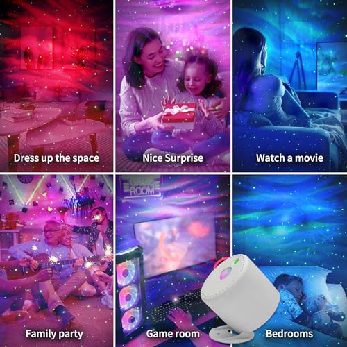 Christmas Laser Projector Lights Outdoor, Red and Green Stars, IP65 Waterproof V836077