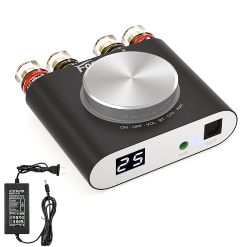 160W Mini Bluetooth 5.0 Power Amplifier, 2 Channel Stereo Hi-Fi Digital Amp K525060