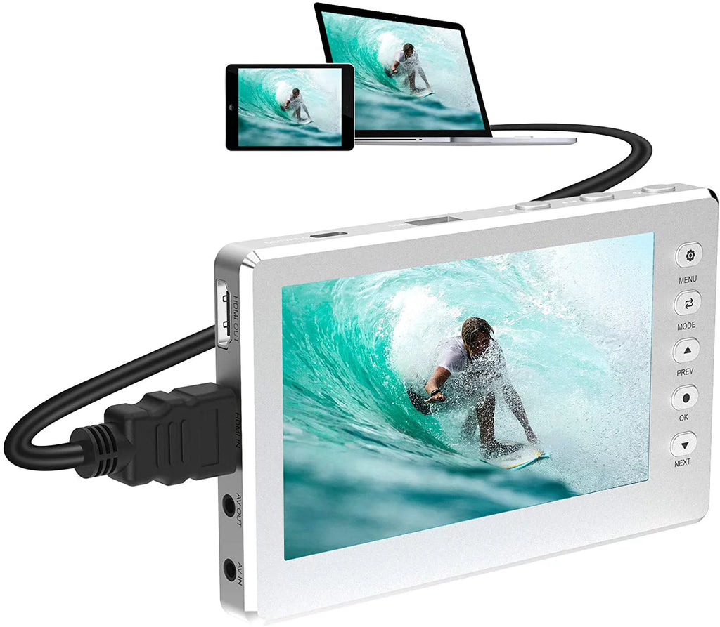 Video to Digital Converter with 5" OLED Screen, AV and HDMI Support K881