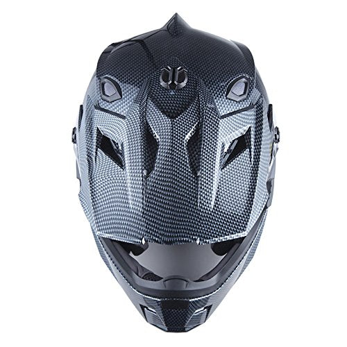 Adult Motocross Helmet Full Face Racing Style Matt Black D9788