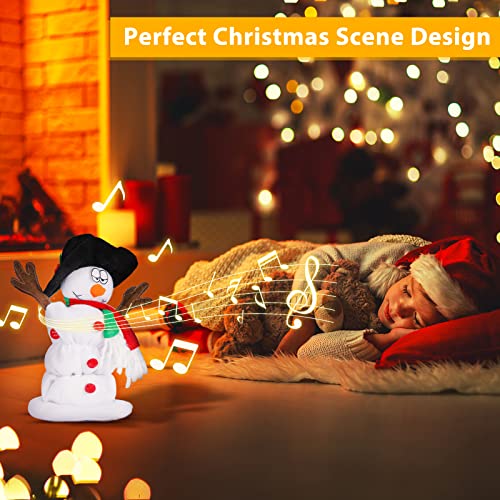 Animated Plush Snowman Santa Claus, 6 Christmas Songs A379977