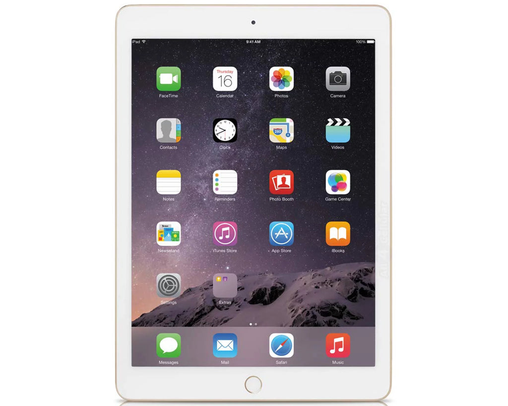 iPad Air 2 9.7-inch 128GB Wi-Fi Only with Bluetooth Earbuds, Case and Charger F1388