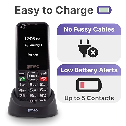 Large Button 4G Cell Phone for Seniors with 6-Month Plan C622