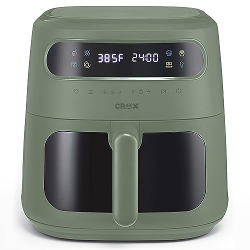 8 QT Digital Air Fryer with Touch Screen, Timer and Auto Shut-off, Lavender L33592