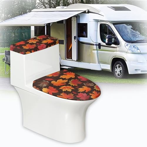 Christmas Toilet Lid and Tank Cover Set for Bathroom Decor K51670