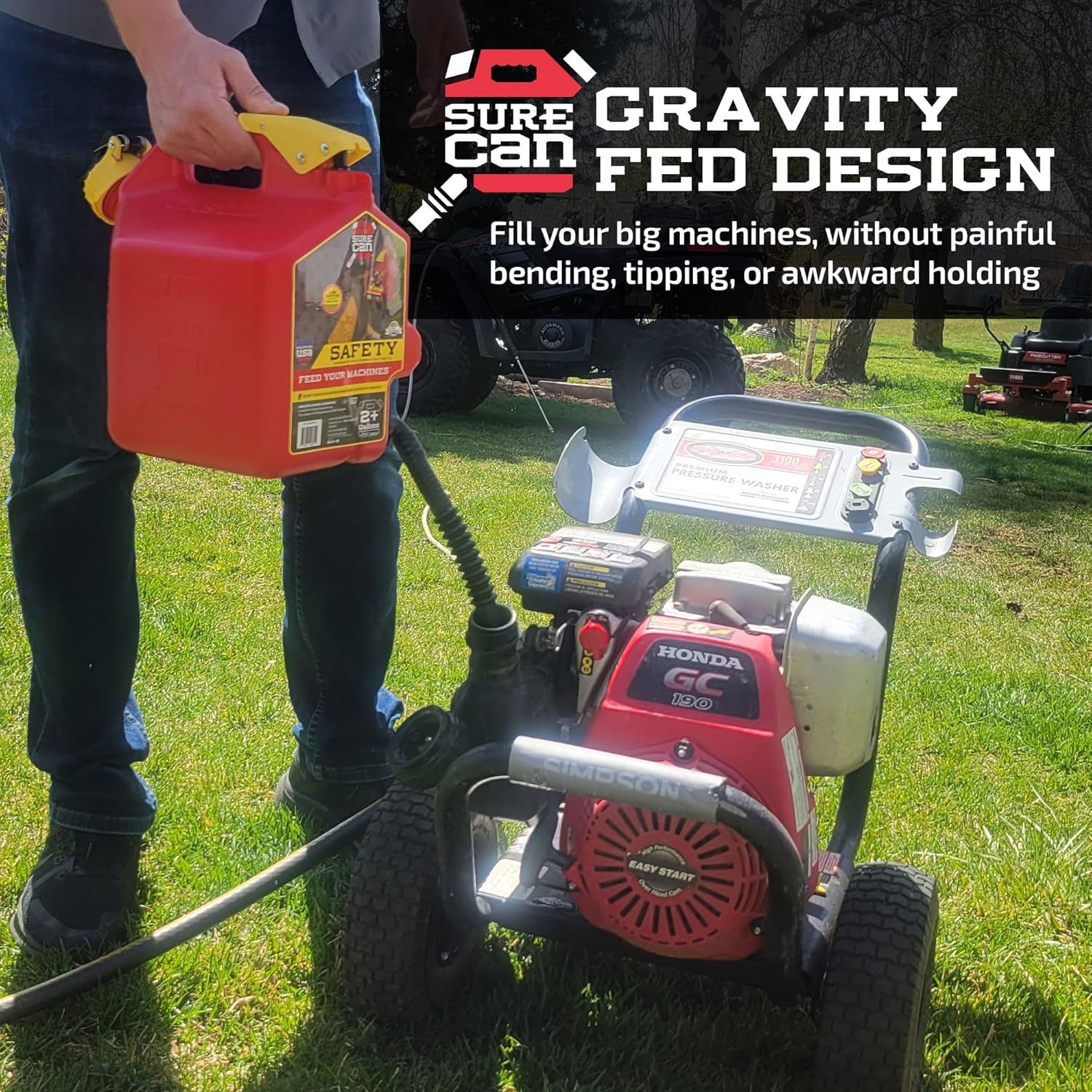 2 Gallon Type-II Safety Container with Rotating Spout O16605