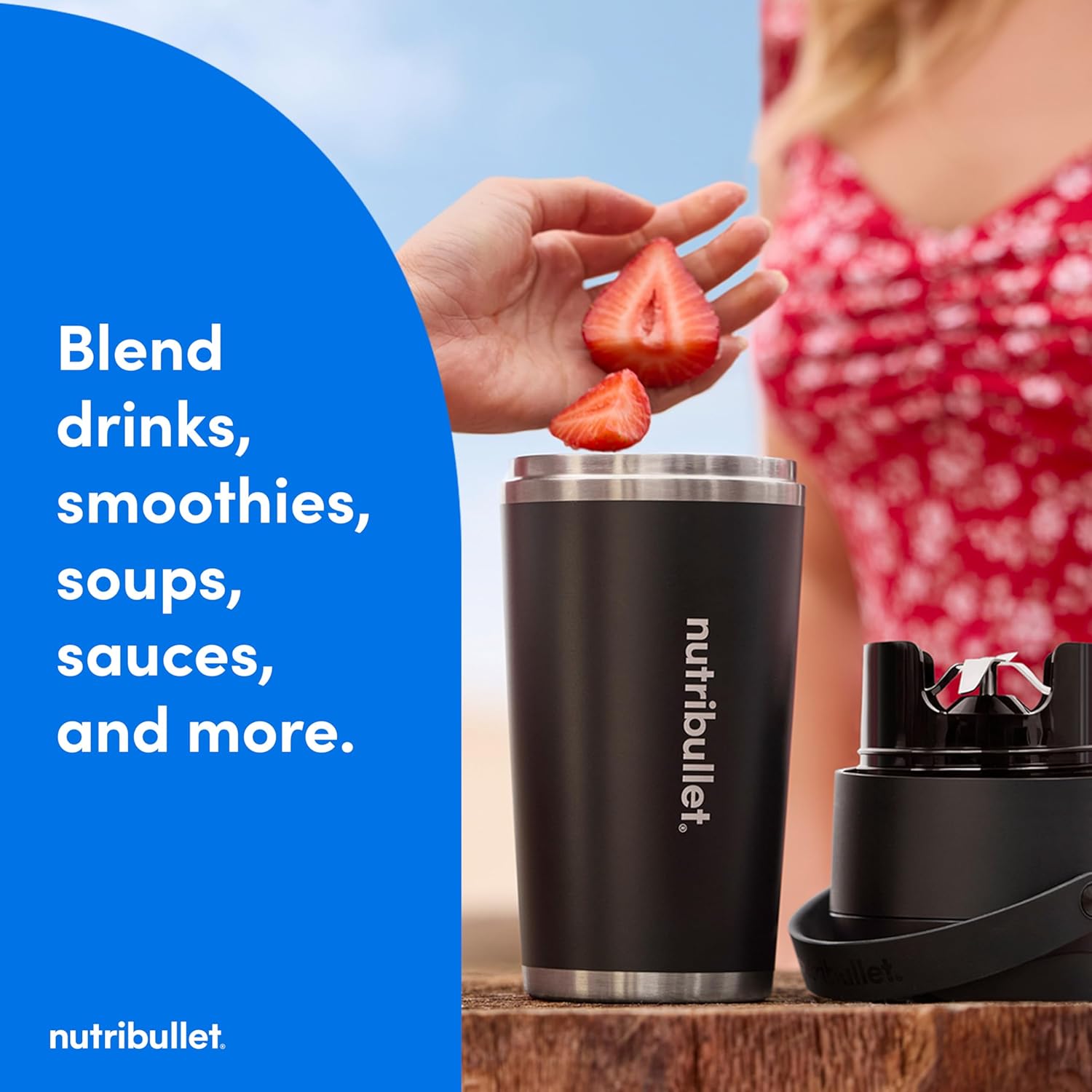 Portable Blender with Tritan Cup, Black V1914