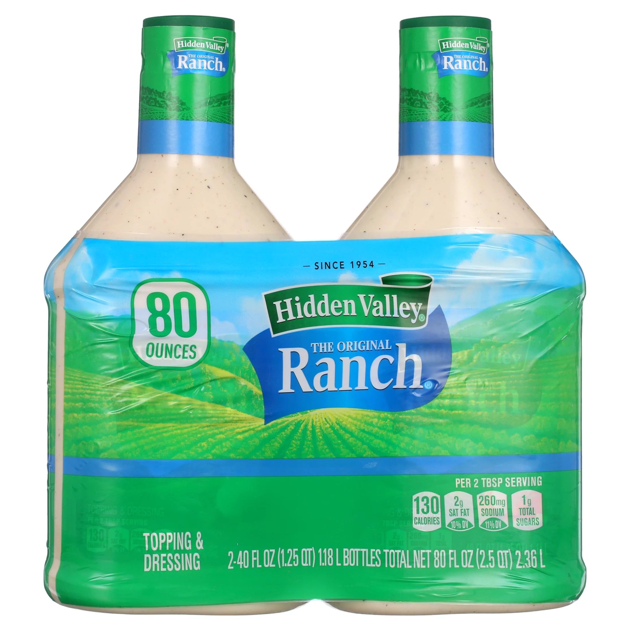 Ranch Dressing, 40 fl oz, 2 Count I119
