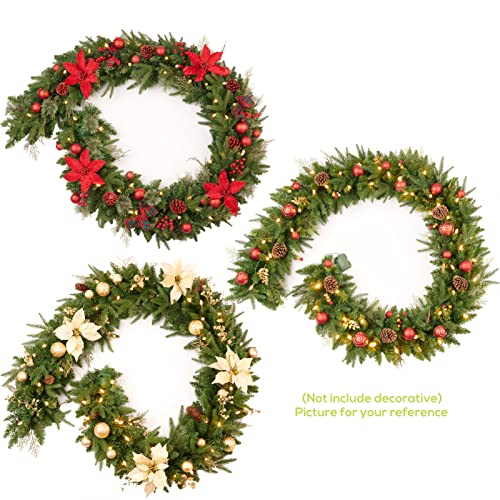 Pre-lit Christmas Garland 9ft with 50 LED Lights B458889