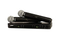Shure BLX288/SM58 UHF Wireless Microphone System - Perfect for Church, Karaoke, Vocals - 14-Hour Battery Life, 300 ft Range | Includes (2) SM58 Handheld Vocal Mics, Dual Channel Receiver | H11 Band