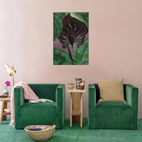 Red Flowers Aesthetic Poster Canvas Wall Art 12x18inch E745583
