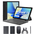 Tablet 10 Inch, 18GB RAM 128GB ROM, 2 in 1 with Keyboard Mouse Stylus G64709