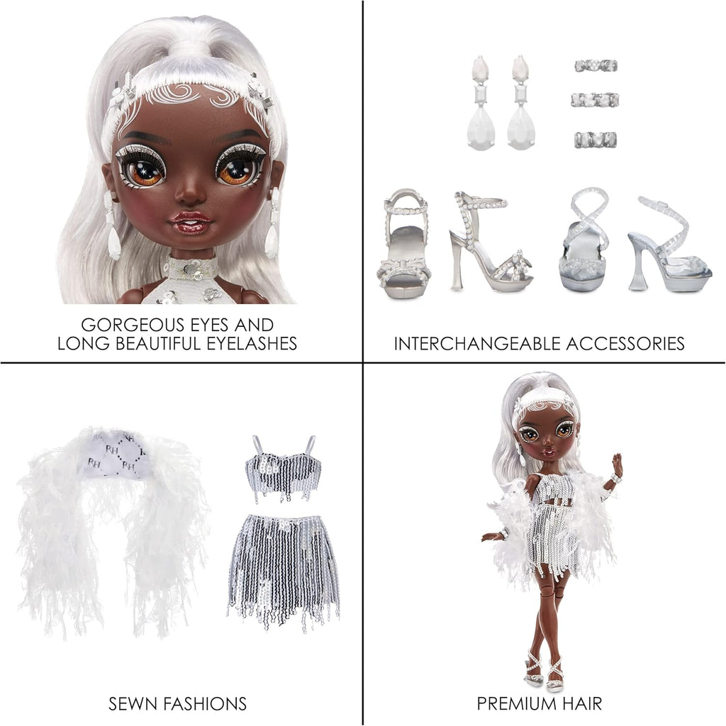 Posable Fashion Doll with 2 Outfits and Vanity Playset N703