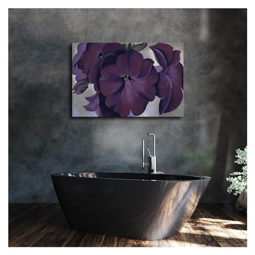 Petunias 1925 Poster HD Canvas Print Wall Art Decor 12x18inch Unframed D45487