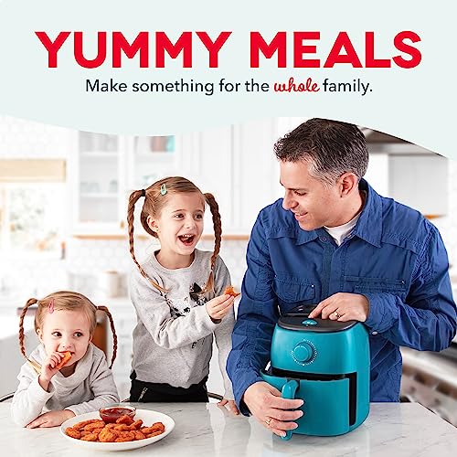 Electric Air Fryer Oven, 2.6 Qt., Grey, Compact, Auto Shut Off, 1000-Watt O64979