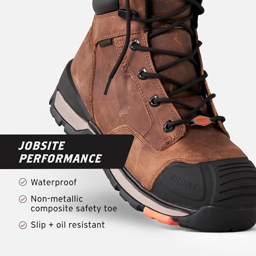 6" Waterproof Wedge Work Boot with Defined Heel K1865