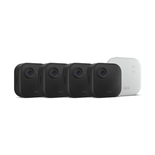 Wireless security camera system with two-year battery, 4x coverage, 1000 ft range — 2 camera set J566