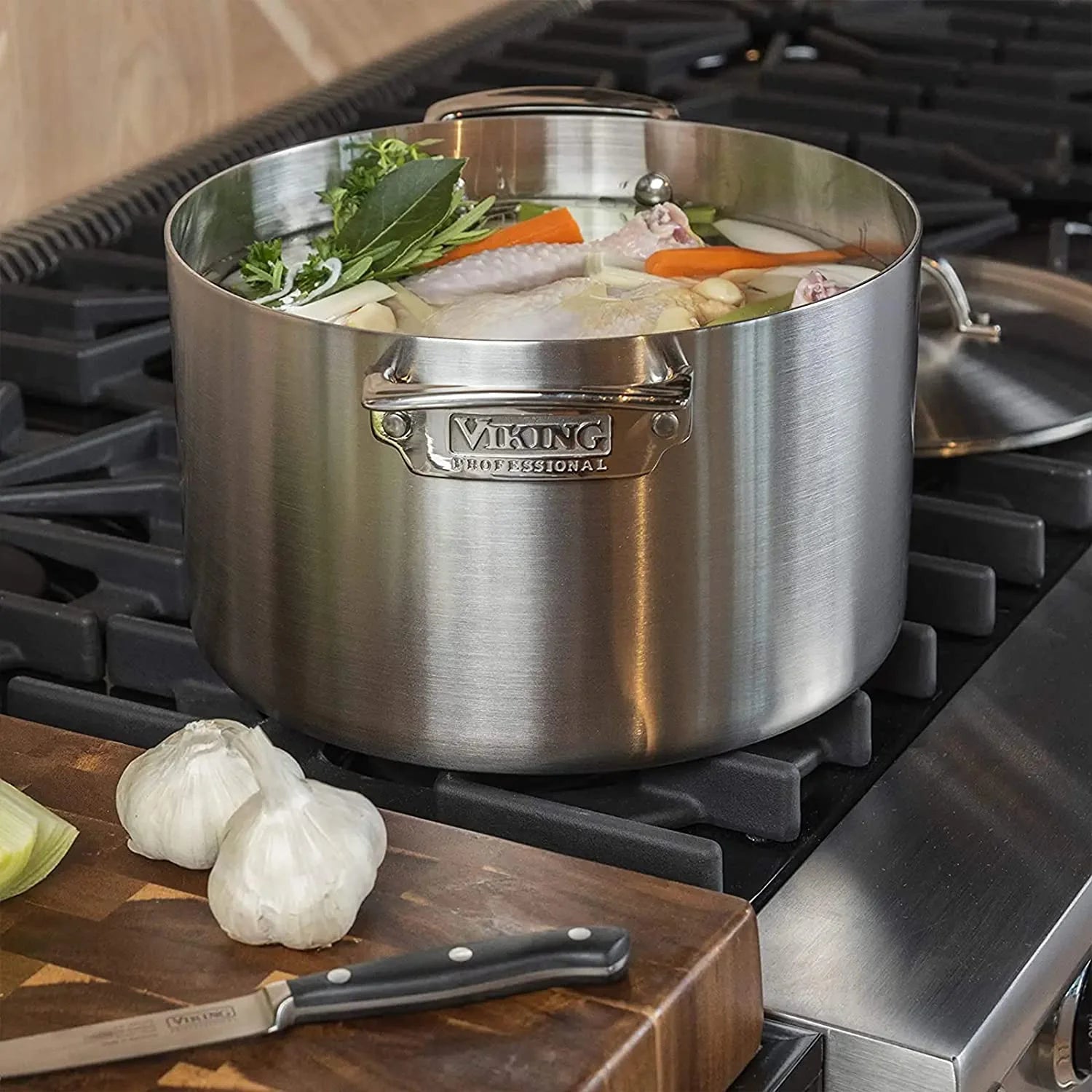 5-Ply Stainless Steel Cookware Set 10 Piece E96958