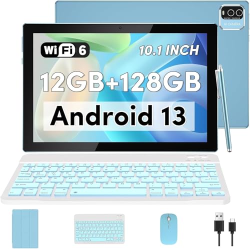 10 Inch Android Tablet with Keyboard Case Mouse Stylus J550018