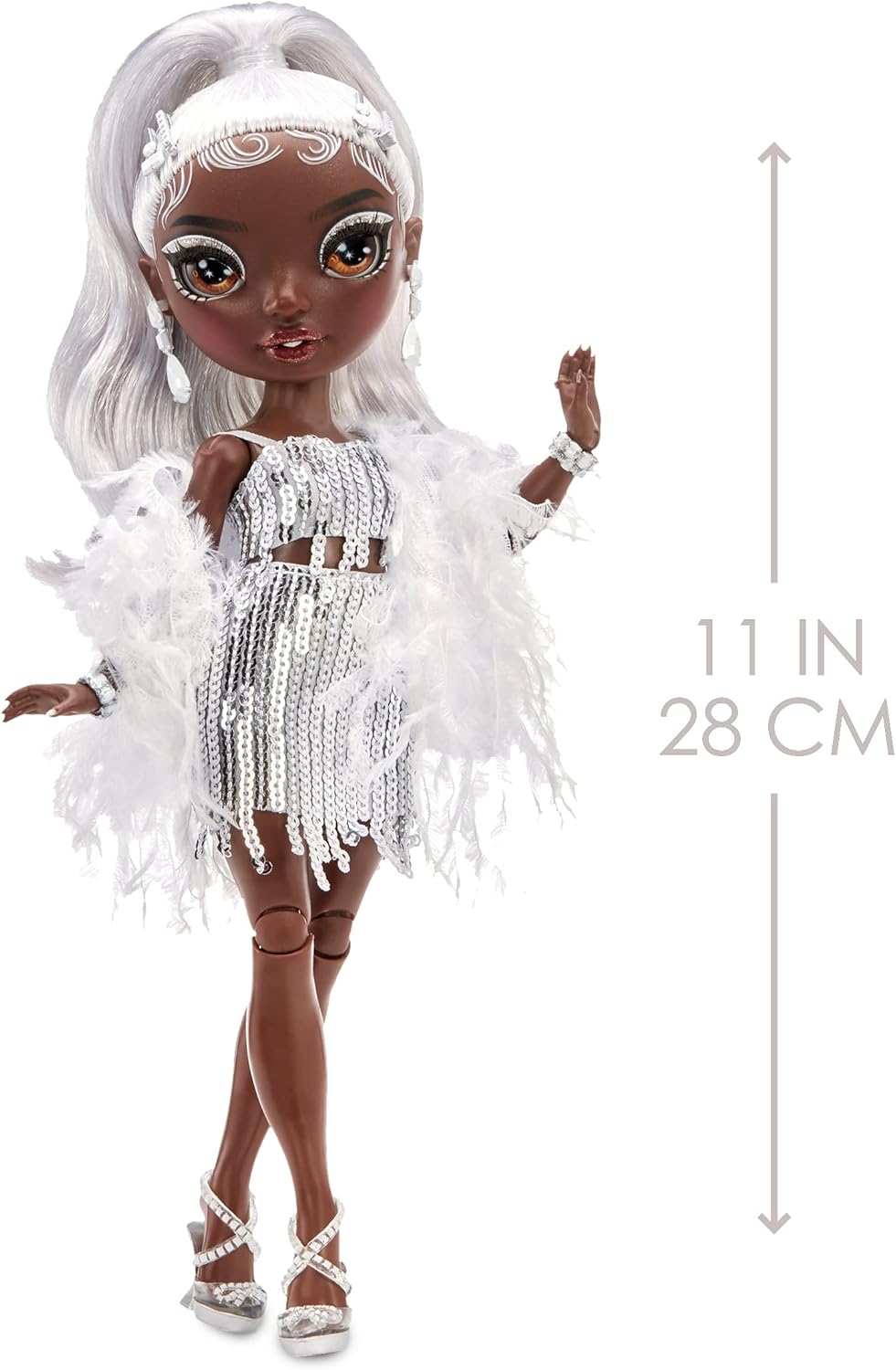 Posable Fashion Doll with 2 Outfits and Vanity Playset N703